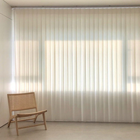 Stores verticaux en tissu doux sur mesure, stores occultants pour fenêtres, traitement des fenêtres pour maison moderne, bureau, hôtel