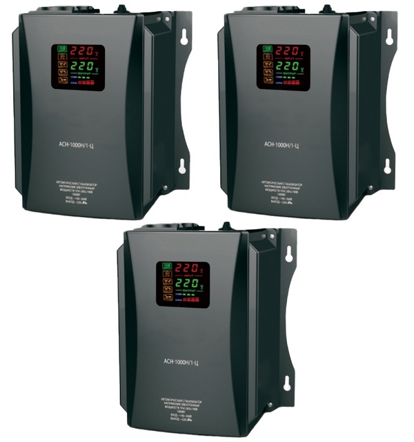 1000VA Wall Mount Relay Type ACH Series CPU Control AC Automatic Voltage Regulator Voltage Stabilizer