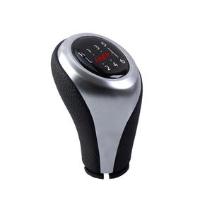 Pommeau de levier de vitesse manuel pour BMW F30 5 vitesses, design ergonomique en cuir - Product Image 4