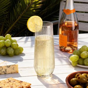 Flûtes jetables transparentes Goodluck sans pied, 9 oz, résistantes aux chocs, sans BPA, pour mariages et fêtes d'anniversaire - Product Image 2
