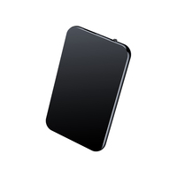 Enregistreur vocal numérique portable V15 noir, longue durée de vie de la batterie, rechargeable, dictaphone pour conférences, bureau, entreprise