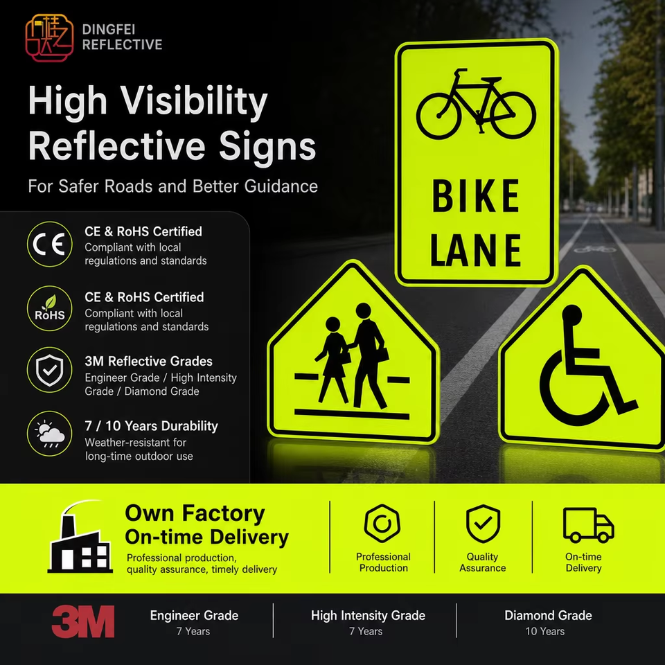 Philippines LTO Reflective Traffic Warning Signs Aluminum Bike Lane ...