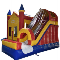 Château gonflable mobile avec toboggan château gonflable pour enfants en vente