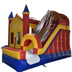 Di chuyển Inflatable lâu đài bouncy Combo với trượt Inflatable trẻ em nhảy lâu đài Combo để bán