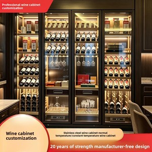 Armadio <span class=keywords><strong>per</strong></span> Vini in Acciaio Inox a Temperatura Costante e Porta Sigari Personalizzato, Arredamento <span class=keywords><strong>per</strong></span> Casa Modello 002 Aoleidun Prodotto a Guangdong - Product Image 2