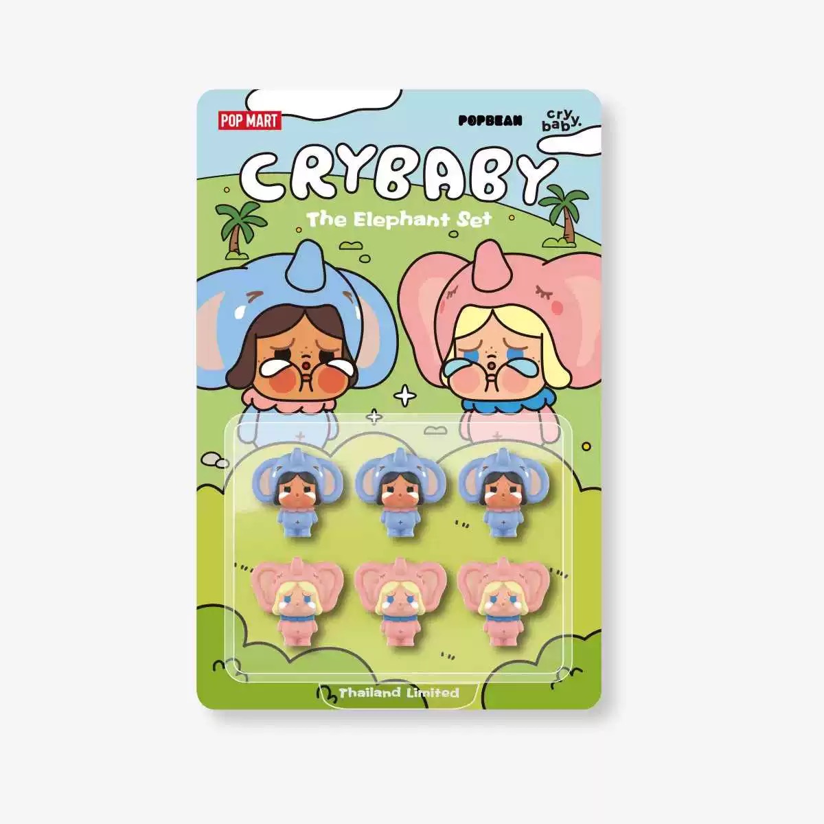 ชุดช้าง CRYBABY (6 ชิ้น/ชุด)