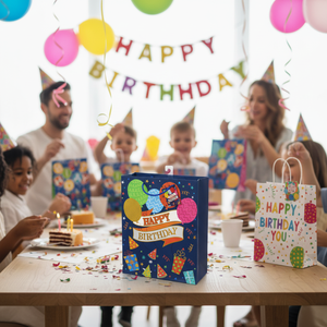Sacchetto regalo di compleanno bomboniera 12.6 da 72 pz/CS \ "X16.9 \" X4.7 \" - Product Image 3