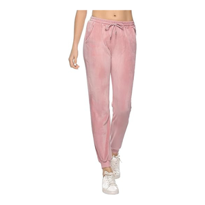 Pantalones de Salón Ligeros y Elásticos de Corte Recto y Ajustado para Mujer |   Cintura Alta con Cordón Ajustable para Gimnasio, Yoga y Uso Casual - Product Image 1