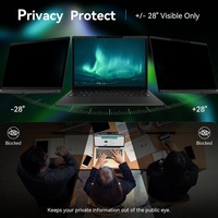 Filtro de Privacidad Magnético para Monitor Extraíble de 16 Pulgadas 16:10 16:09 para Computadoras HP, Dell XPS, Acer, Asus, Samsung, Lenovo ThinkPad