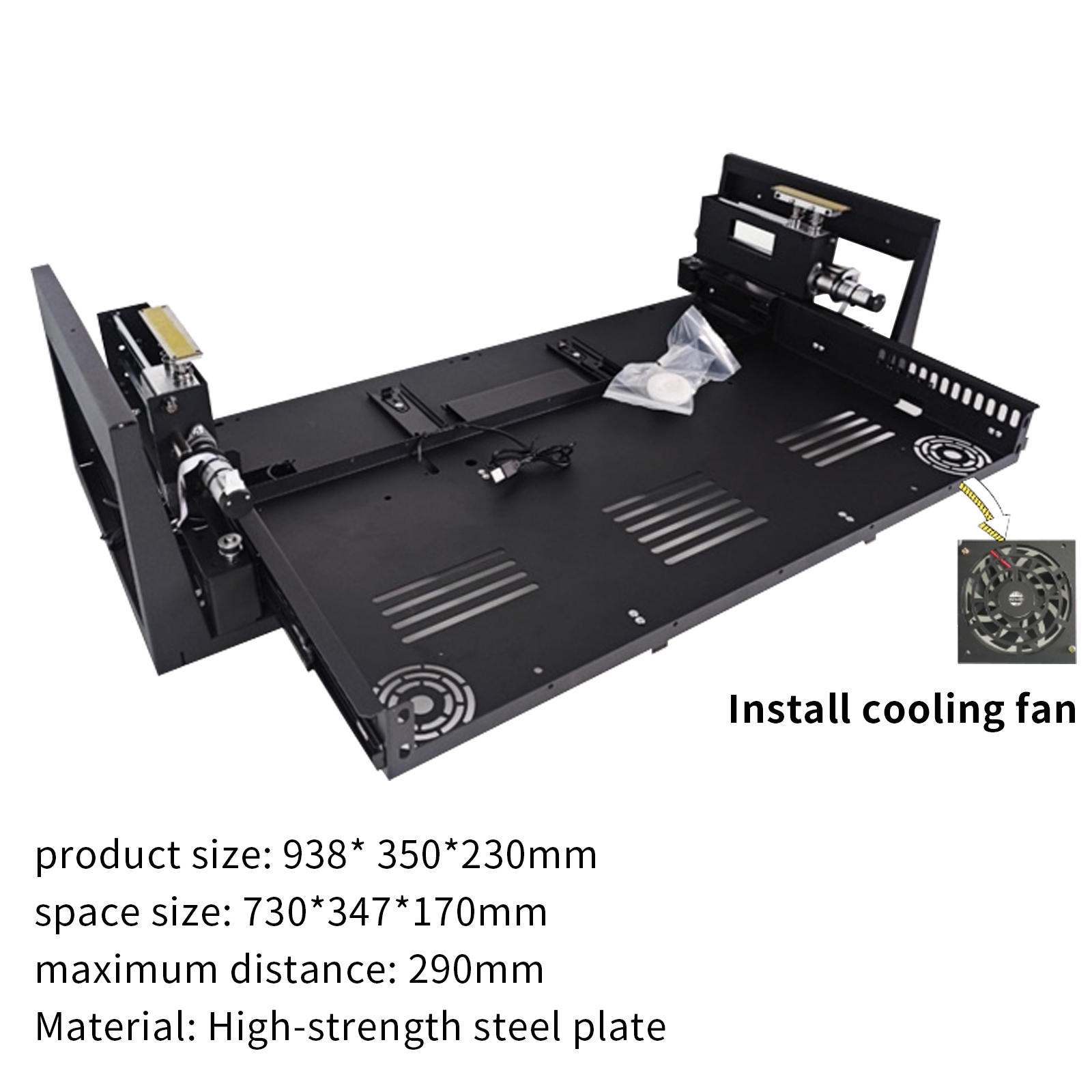 Negro Ventilador de F1-350