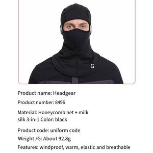 Hochwertige benutzer definierte Logo-Vollgesichts-<span class=keywords><strong>Ski</strong></span> maske Atmungsaktive 1-Loch-Sturmhaube für Sport fischer partys und den täglichen Gebrauch im Großhandel - Product Image 3