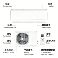 Climatiseur mural split air-air (froid uniquement) domestique à fréquence fixe 220V 50Hz 7000 BTU pour usage domestique