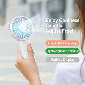 New USB <b>handheld</b> mini portable desktop rechargeable long battery life <b>fan</b> - Product Image 3