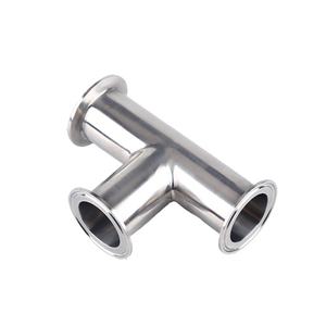 3 Zoll 76mm Sanitär Edelstahl klemme Equal Tee 3-Wege-Rohrverschraubungen 304 316 TC Tri Clamp Tee - Product Image 1