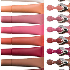 Envases de Crema Cosmética Personalizados al por Mayor, Tubos Exprimibles de Plástico Vacíos de 15ml y 20ml para Brillo Labial - Product Image 3