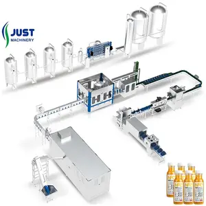 CE PET Glass bottle automatic pulpy juice filling machine packing production line bottling system plant