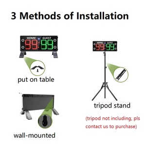 便携式触摸屏控制电子记分员板LED数字记分牌篮球排球比赛得分 - Product Image 6