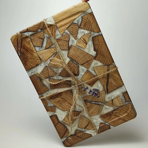 Handcrafted Wood and Epoxy Resin Serving Board Unique Kitchen Decor Wood Frame