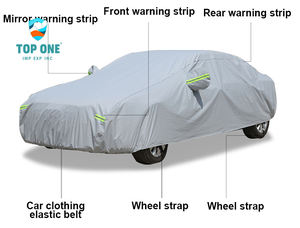 Top One universel extérieur tous temps lumière du soleil Protection Uv anti-poussière étanche couverture de carrosserie - Product Image 4