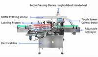 Machine d'étiquetage double face à moteur servo pour bouteilles de shampoing et conteneurs chimiques, sans bulles, haute vitesse, automatique