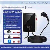 Borne de recharge murale Tesla EV J1772 7,6/9,6/11,5 kW, 32A/40A/48A 240V AC Type 1 pour usage domestique et commercial