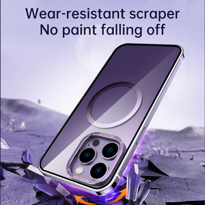 Coque de téléphone magnétique à aimant transparent de haute qualité cadre <span class=keywords><strong>en</strong></span> métal <span class=keywords><strong>en</strong></span> aluminium <span class=keywords><strong>en</strong></span> acier inoxydable pour coque iphone 14 15 pro max - Product Image 4