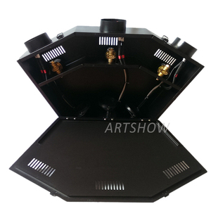 Proyector de Llamas <span class=keywords><strong>DMX</strong></span> de <span class=keywords><strong>3</strong></span> Cabezas para Escenario, Máquina de Fuegos Artificiales, Efecto de Fuegos Artificiales para Fiestas, Pulverización en Tres Direcciones - Product Image 2