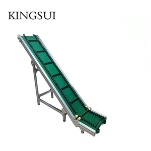 Cinta Transportadora Inclinada de Aluminio, Sistema Modular de Cinta Transportadora, Capacidad de Carga de 200 kg, Cinta de PVC Antiestática y Duradera - Product Image 2