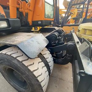 Excavatrice sur pneus Hyundai 210w d'occasion de bonne qualité, 21 tonnes, excavatrices d'occasion de taille moyenne, excavatrice sur pneus Hyundai 210w d'occasion - Product Image 6