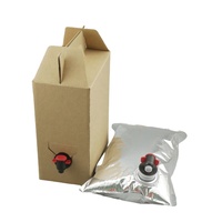 Sac en aluminium imprimé sur mesure en boîte (BIB) de 1L à 220L avec valve papillon pour l'emballage de vin, jus, huile alimentaire et liquides