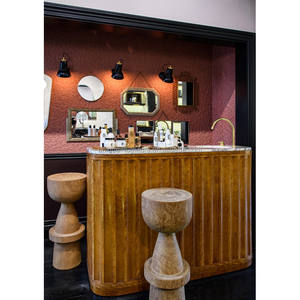 Meubles de magasin de cosmétiques dorés Belle boutique de soins de la peau Armoire en verre de parfum Design de cabine de cosmétique moderne à vendre - Product Image 2