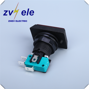 24mm kw8 16A Micro Arcade trò chơi chuyển đổi màu xanh lá cây với nút vuông 125V - Product Image 5
