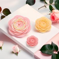 Collection Camellia : Moules en silicone pour la fabrication artisanale de bougies, de savons, de résine époxy et d'ornements de bureau