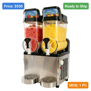 Compresseur de marque SURRI, machine à slush à refroidissement rapide 30L, 2 réservoirs, fabricant de slushies CE/UL ODM OEM - Product Image 1