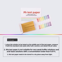 Papier test pH 1-14 pour la qualité de l'eau, utilisation en aquarium, tournesol rouge, tournesol bleu, un livre/5 livres, emballage fabriqué en Chine
