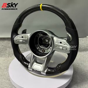 Volant sport en fibre de carbone personnalisé avec revêtement en cuir (pour <span class=keywords><strong>Mercedes</strong></span>-Benz Classe S E 260 L/E 300 L/S <span class=keywords><strong>320</strong></span>/S 350 L) |   Modèle 809 - Product Image 3