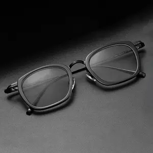 眼镜复古电脑近视框眼镜时尚醋酸纤维框2024新款眼镜框纯钛板