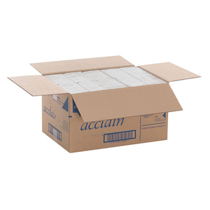 Serviette en papier pliée en C, 1 pli, en pâte de bois vierge, blanche, 32 g/m², 25,4 x 28 cm, jetable, pour toilettes commerciales, hôtels, bureaux - Product Image 5