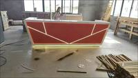 Comptoir de billard personnalisé, comptoir de billard pour salle de billard, table d'accueil, comptoir de réception, comptoir de billetterie