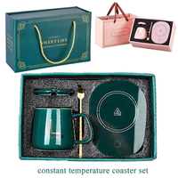 Chauffe-tasse 55 en 1 : Tapis chauffant USB à température constante pour tasses, mugs, lait, thé, eau – Idéal pour la maison et le bureau