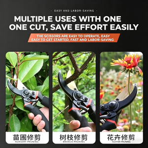 Tijeras de jardín de alta resistencia SK5, podadora de acero inoxidable con agarre antideslizante para ramas gruesas y árboles frutales - Product Image 2