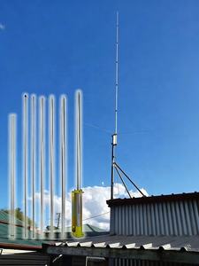 Antenne de radio CB robuste de 10 mètres, 11 mètres, 6,0 mètres, 20 pieds, 100W, 27 MHz, omnidirectionnelle, pour base - Product Image 1