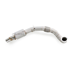 Downpipe senza avviso di guasto motore per Volkswagen <span class=keywords><strong>Golf</strong></span> MK7/MK7.5 <span class=keywords><strong>GTI</strong></span> 2.0T 2014-2019, catalizzatore a striscia in acciaio inossidabile con isolamento - Product Image 6