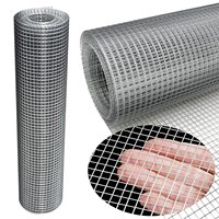 Fil soudé polyvalent direct d'usine renforçant le treillis métallique soudé en béton Lapin Run Cage poulailler treillis métallique en fer