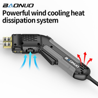 Kit de couteau chauffant électrique pour rainurer/sculpter/découper, refroidi par air, 300W, outil de découpe de mousse professionnel