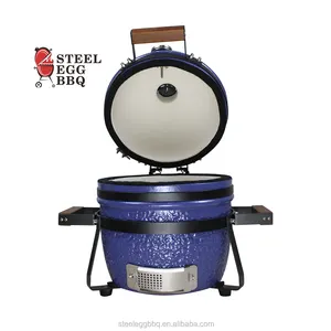 SEB Kamado 13 inch bếp Ngoài Trời Bbq gốm than nướng Trứng Xanh BBQ Kamado nướng