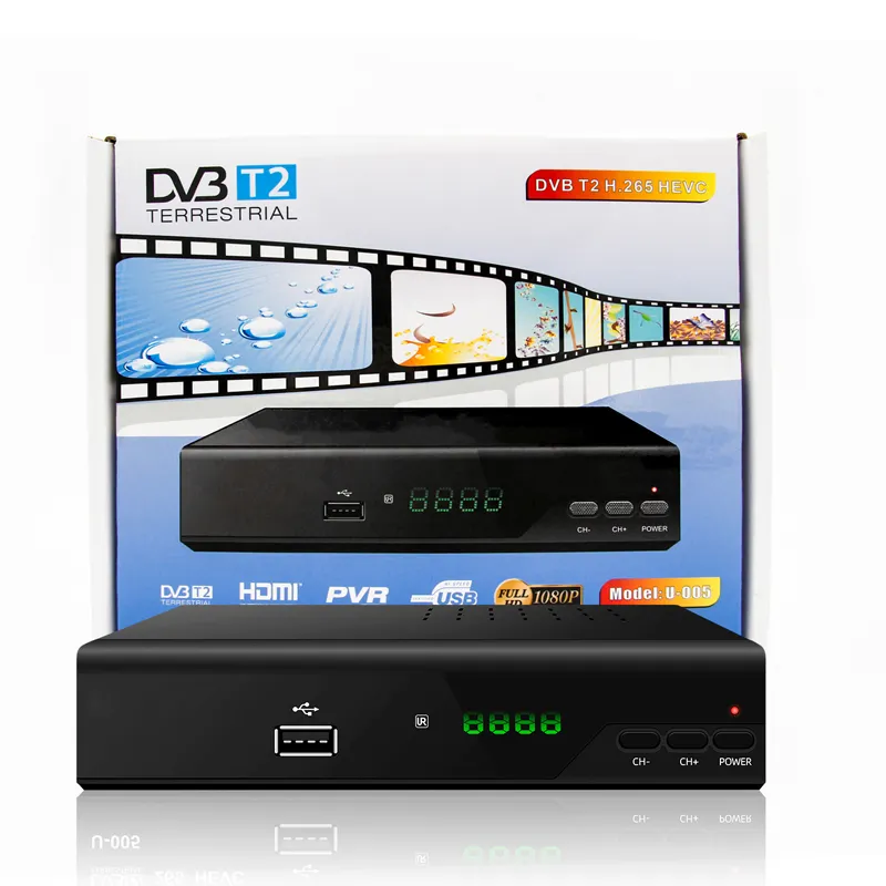 Dvb-c 2022 FTA DVB T2 TV Receiver DVBT2 DVB-C Digital TV Receivers For Ukraine Russia Digital Set-top Box