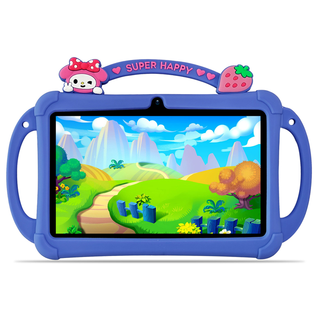 K7 Pro Hot Sell 7 Inch WiFi Kids Tablet Quad Core Android 13 with Dual Cameras for Kids Educational Tablet PC