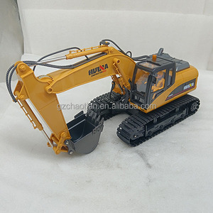 Escavadeira Modelo Decoração Liga De Alumínio Escavadeira Brinquedos Com Função De Controle Remoto - Product Image 5