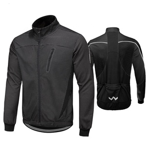 <span class=keywords><strong>Giacca</strong></span> da Ciclismo Invernale Personalizzata con Logo, <span class=keywords><strong>Softshell</strong></span> Termico Riflettente Impermeabile per Uomo, Giacche per Bicicletta - Product Image 4